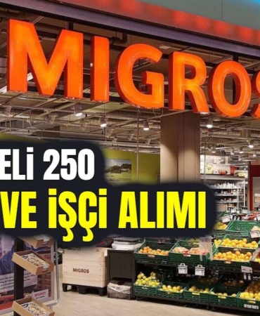 Migros Türkiye Genelinde 250 Personel Alımı Yapacak