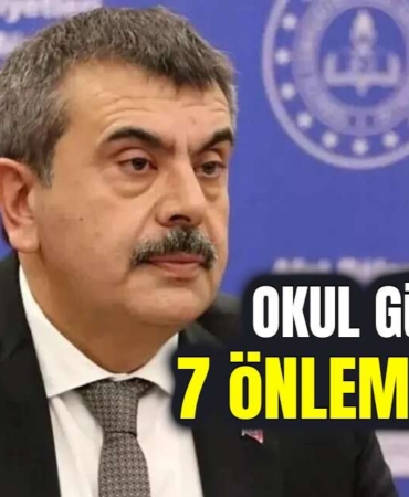 Yusuf tekin okullarda alınacak 24 guvenlık onlemını açıkladı